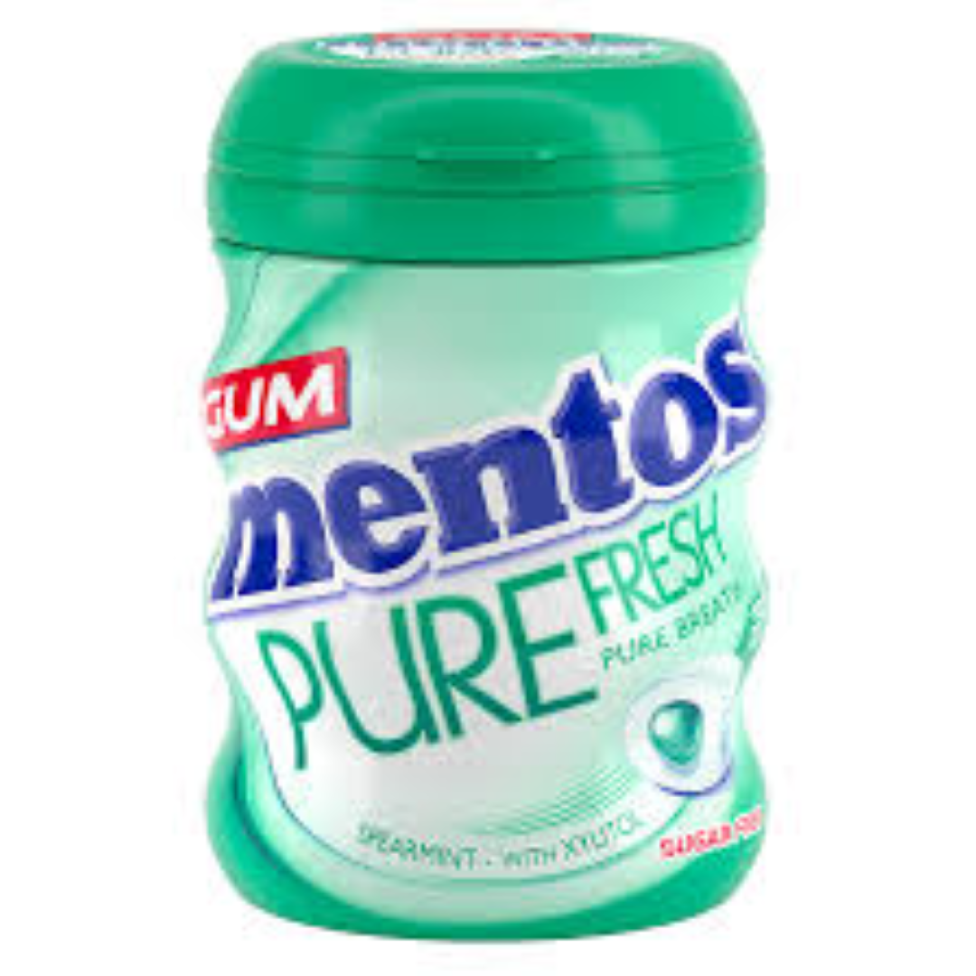 MENTOS PF SPEARMINT CHEWING GUM 61.25G